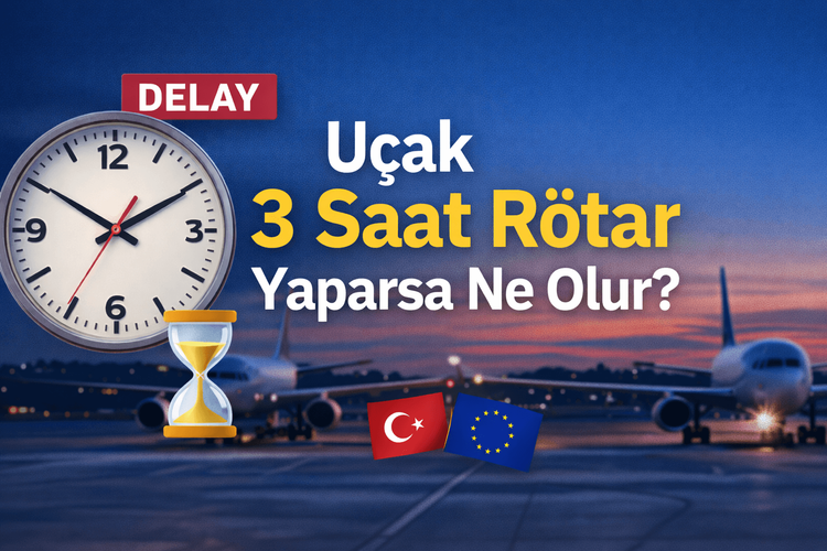 Uçak 3 Saat Rötar Yaparsa Ne Olur? Tazminat Hakkınız Var mı?