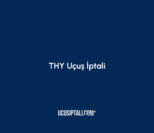 THY Uçuş İptali 